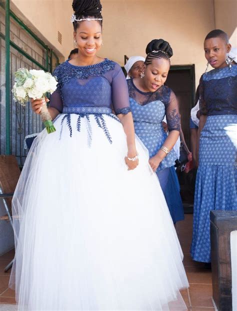 Shweshwe Dresses For Women 2018 African Wedding Dress African Traditional Wedding Dress