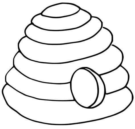 Free Drawing Of Beehive Coloring Page Download Print Or Color Online