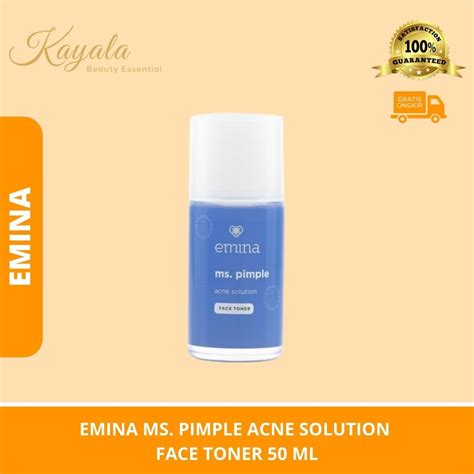 Jual Emina Ms Pimple Acne Solution Face Toner Shopee Indonesia