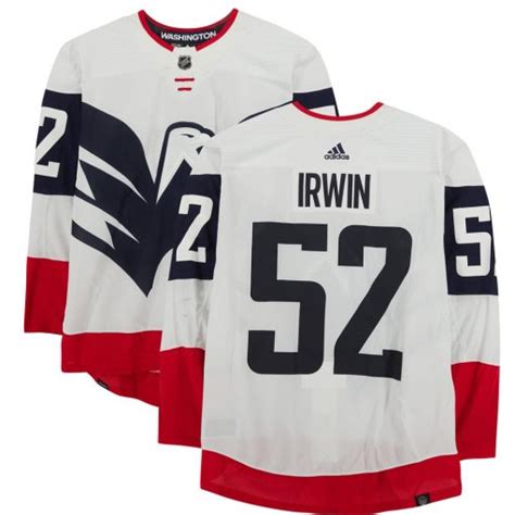 Matt Irwin Washington Capitals 2023 NHL Stadium Series Game Jersey