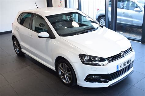 Used White Volkswagen Polo Hatchback R Line Tsi Dr Bhp