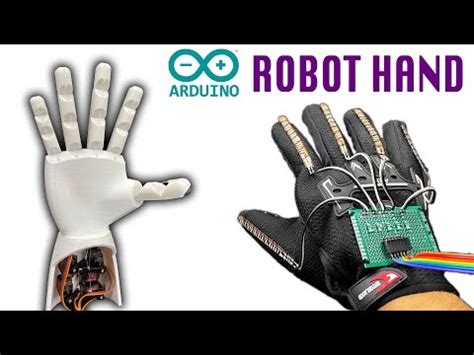 Arduino Flex Sensor Controlled Robot Hand Prosthetic Hand