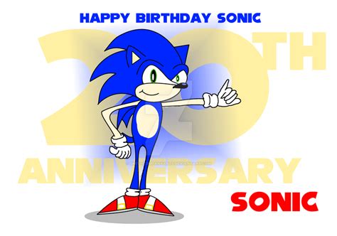 Happy Birthday Sonic By Smithcompanyarts On Deviantart