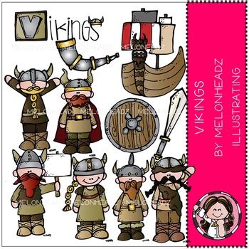 Vikings Clip Art COMBO PACK By Melonheadz By Melonheadz TpT