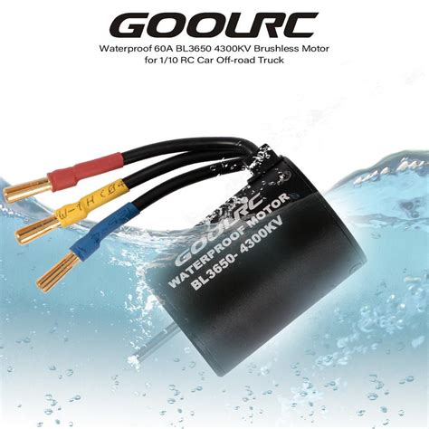 Buy Goolrc Waterproof Bl Kv Brushless Motor With A Esc For