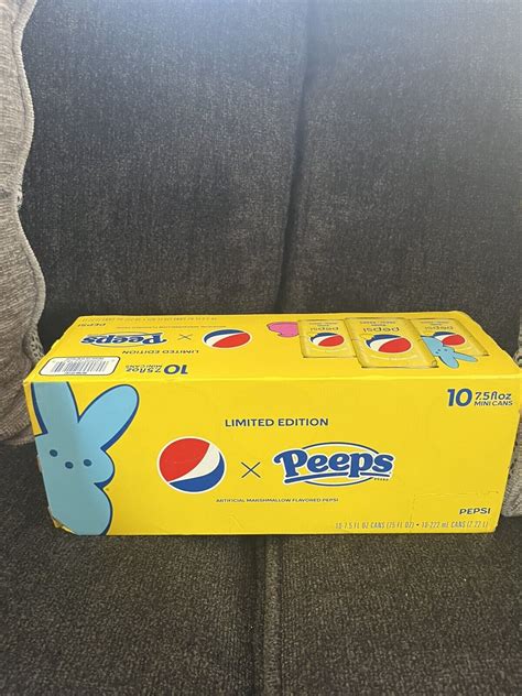 2023 Pepsi X Peeps Limited Edition 75fl Oz 10 Mini Ubuy India