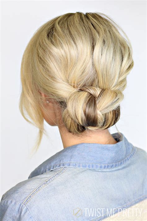 Twist Braids In A Bun