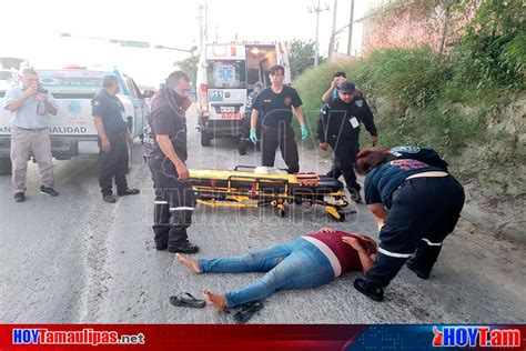 Hoy Tamaulipas Trailer Atropella A Mujer Al Intentar Cruzar La