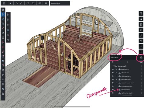 Component Tab In Sketchup Go For IPad SketchUp For IPad SketchUp