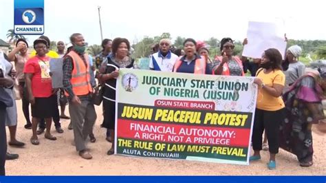 National Jusun Dissociates Self From Protests Strike Against Osun Cj