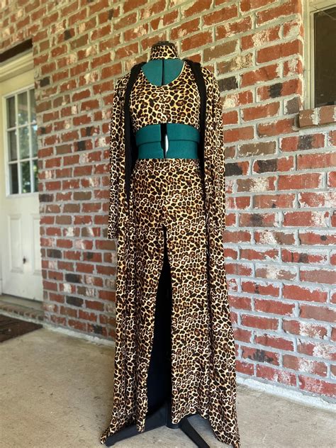 Shania Twain Inspired Iconic Leopard Print Costume Etsy