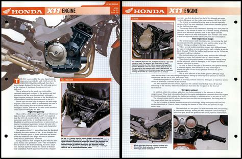 Honda X11 Engine Essential Superbike Data File Page