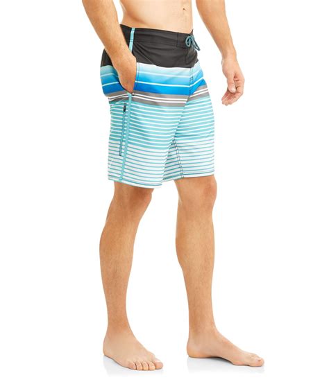 George Mens Stripe Eboard Swim Shorts