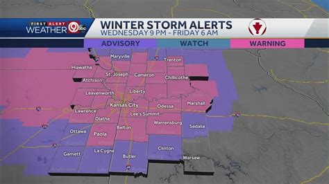 Winter Storm Warning Issued For Kansas City Area Youtube