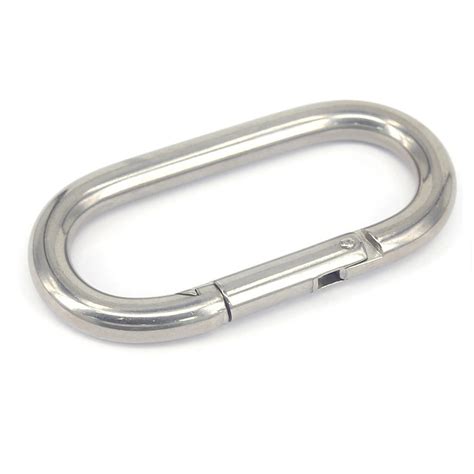 Wholesale Carabiner Metal Rigging Hardware Stainless Steel Oval Snap