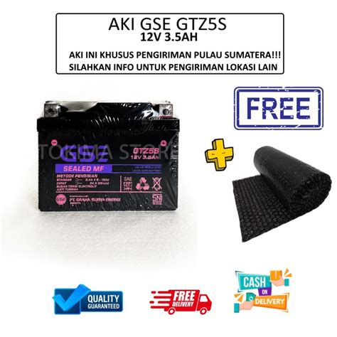 Aki Motor Yamaha Xabre Gtz S Gs E Accu Kering Mf Lazada Indonesia