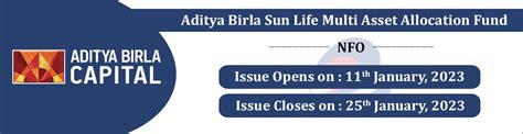 Aditya Birla Sun Life Multi Asset Allocation Fund Nfo