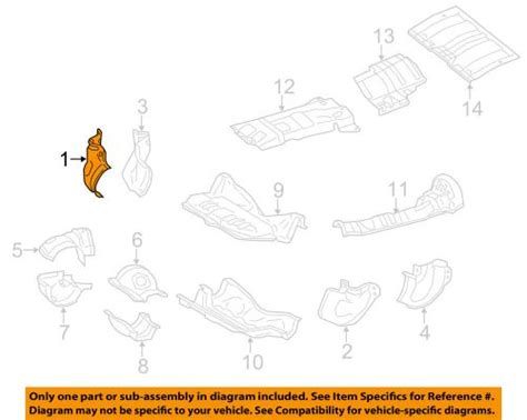 Purchase SUBARU OEM 14 15 Forester Heat Shields Exhaust Converter