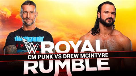 WWE 2K23 CM Punk Vs Drew McIntyre WWE Royal Rumble YouTube