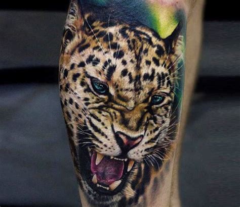 Leopard tattoo by Andrey Stepanov | Photo 27545