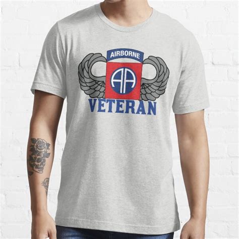 Nd Airborne Paratrooper Veteran T Shirt For Sale By Bl Designco