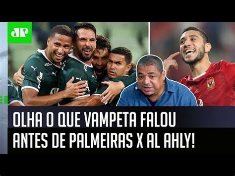 Olha Eu Acho Que O Palmeiras Vampeta Surpreende Ao Falar Do Al