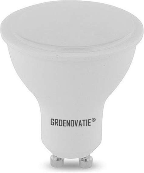 Groenovatie Led Spot 3 5w Gu10 Fitting Smd 53x50 Mm Warm Wit