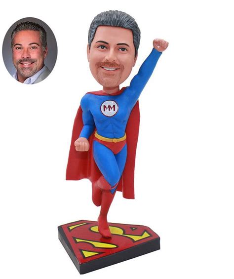 Custom Superman Bobblehead Make Yourself Into Superman Figure