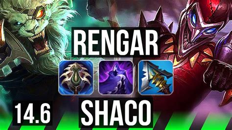 Rengar Vs Shaco Jng Comeback 7 Solo Kills Legendary 500 Games