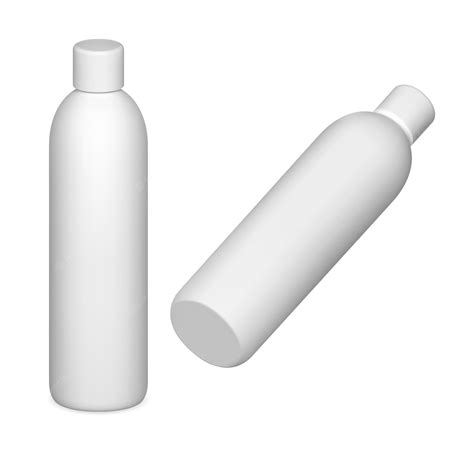 White Shampoo Bottle