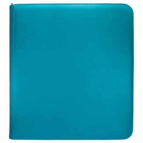 Carpeta Ultra Pro Vivid 12 Pocket Zippered Pro Binder Teal One Up