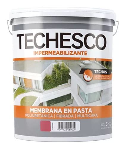 Membrana Poliuretanica En Pasta Techesco X Kg Petrilac