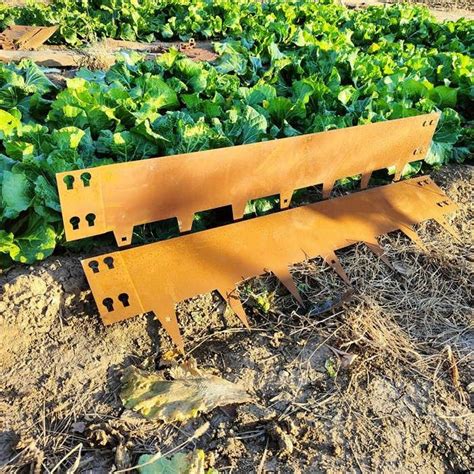 Rusty Garden Corten Steel Edging Fence China Rusty Garden Corten