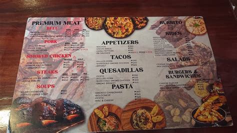 Menu At RK SMOKEY BAR RESTO Angeles