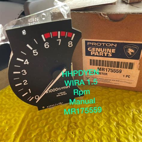 PROTON WIRA 1 5 MANUAL RPM METER READER TACHOMETER MR175559 1PCS