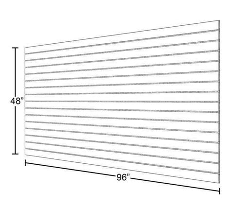 Slatwall Panels - 4' x 8' for sale - Mid Alantic Store Fixtures