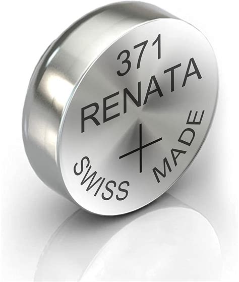 Renata Batería para reloj Renata 371 o SR 920 SW 1 5 V 2 x 371 o SR