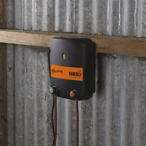 Gallagher M650 Mains Powered Electric Fence Energiser Charger 230V