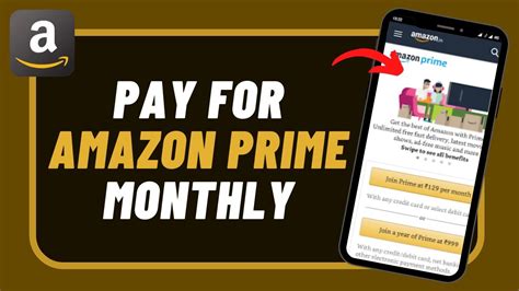 How To Pay Amazon Prime Monthly Youtube