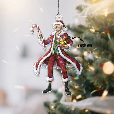 One Piece Vinsmoke Sanji Hologram Ornament - AnimeBape