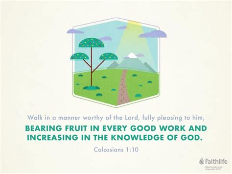 Colossians 11014 Esv So As To Walk In A Biblia