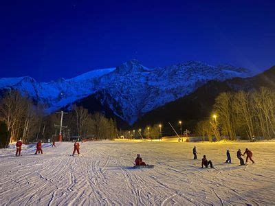 Ski Nocturne Centre Village Esf Les Houches