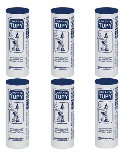 Kit Corante Tupy Tinta Tingir Roupa Tecido Azul Marinho Mercadolivre