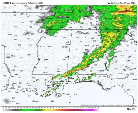 Quick Mesoscale Update From Nws Birmingham The Alabama Weather Blog