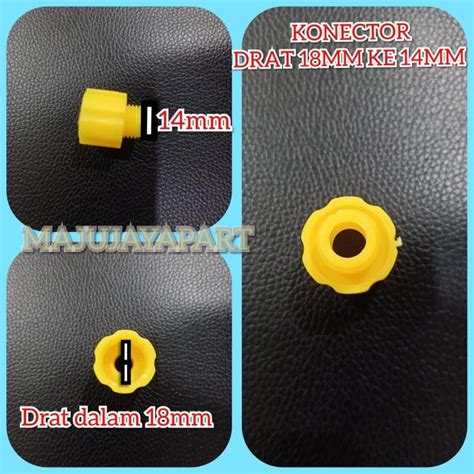 Jual Konector Drat Dalam Mm Ke Drat Luar Mm Shopee Indonesia