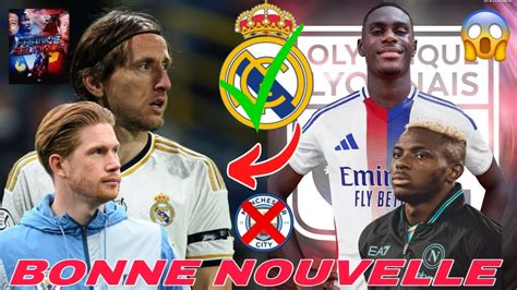 Moussa Niakhat T Modric Sign Lo Quatre Bruyne Sur Avenir Man United