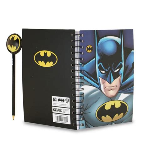 Set Batman Carnet Spirales Et Crayon Sur Kas Design