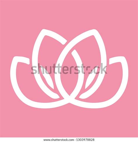 Lotus Flower Luxury Logo Design Vector Stock Vector Royalty Free 1303978828 Shutterstock