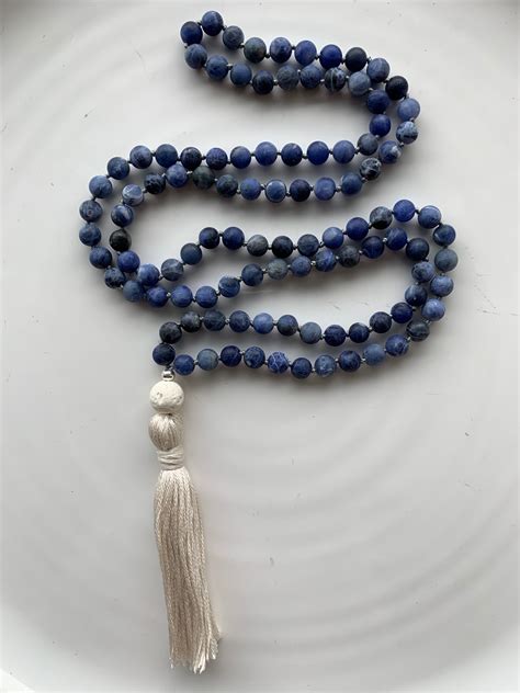 How To Make A Diy Japa Mala Necklace Charge It With Intention Step By