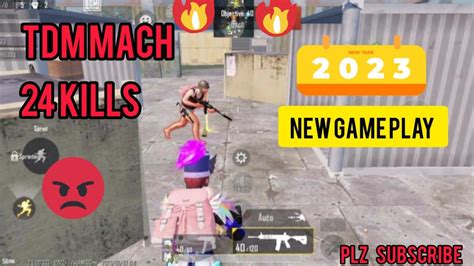 🔥omg24 Kills On Pubg Tdm Machpubg Tdm Gameplay Full Rush 24kills In